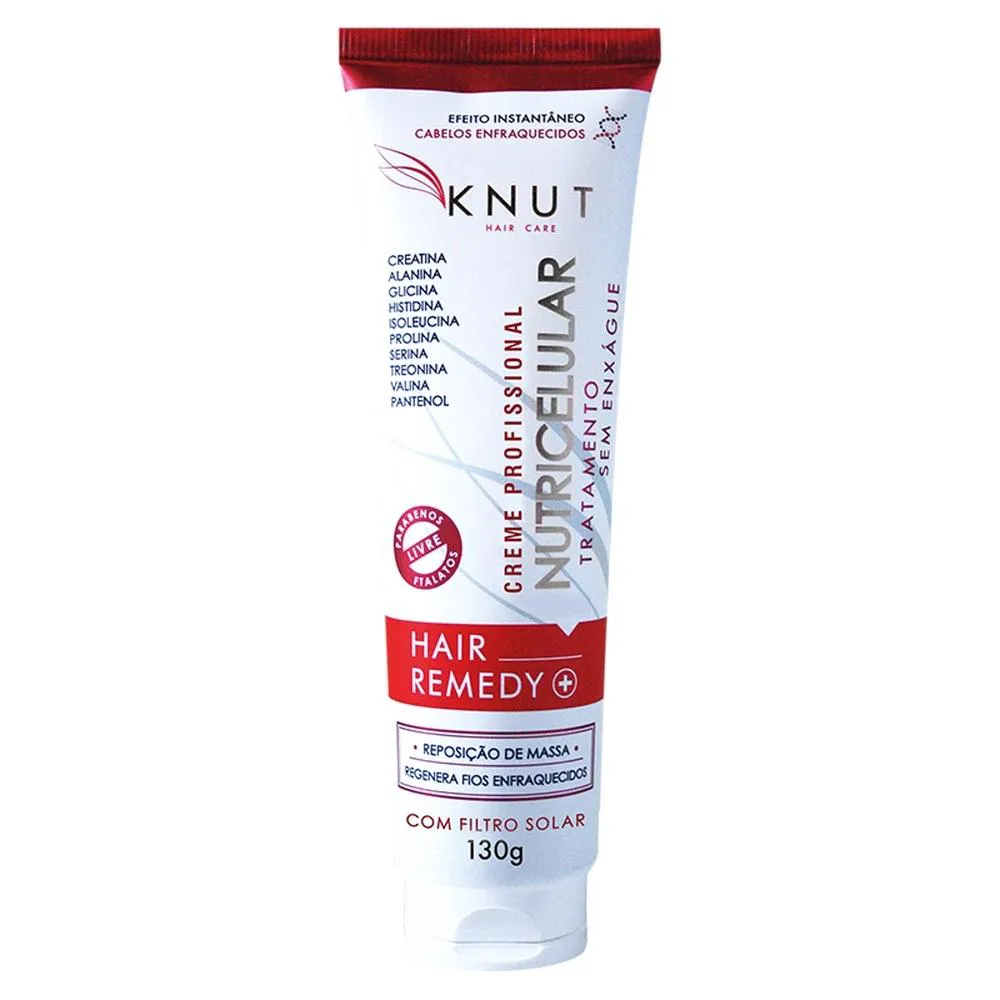 KNUT HAIR REMEDY C/FILTRO SOLAR NUTRICELULAR 130G