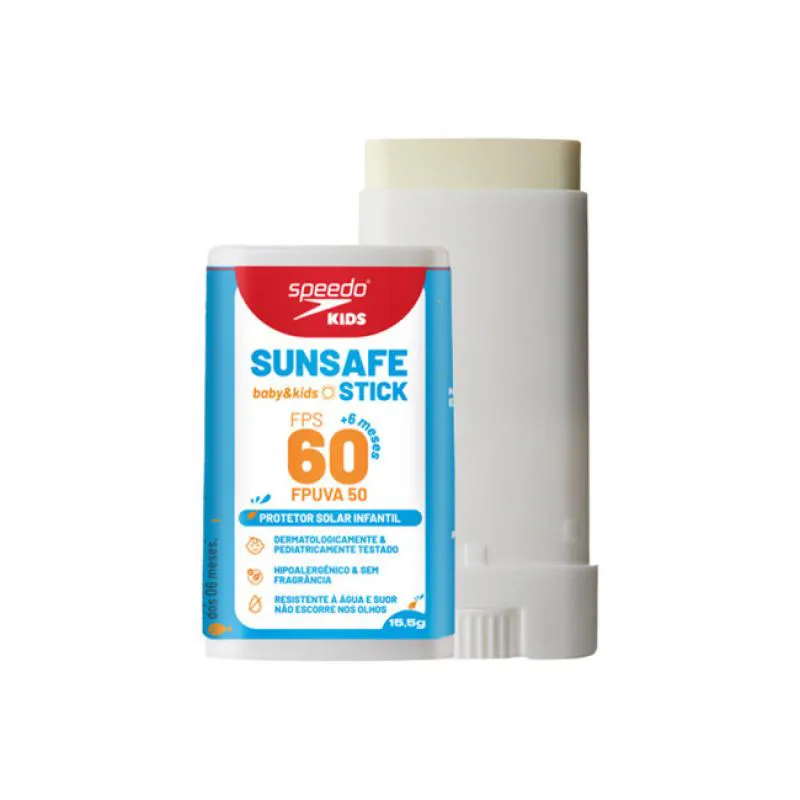 PROTETOR SOLAR INFANTIL FPS60 RESISTENTE A áGUA SUNSAFE BABY E KIDS SPEEDO 15,5G