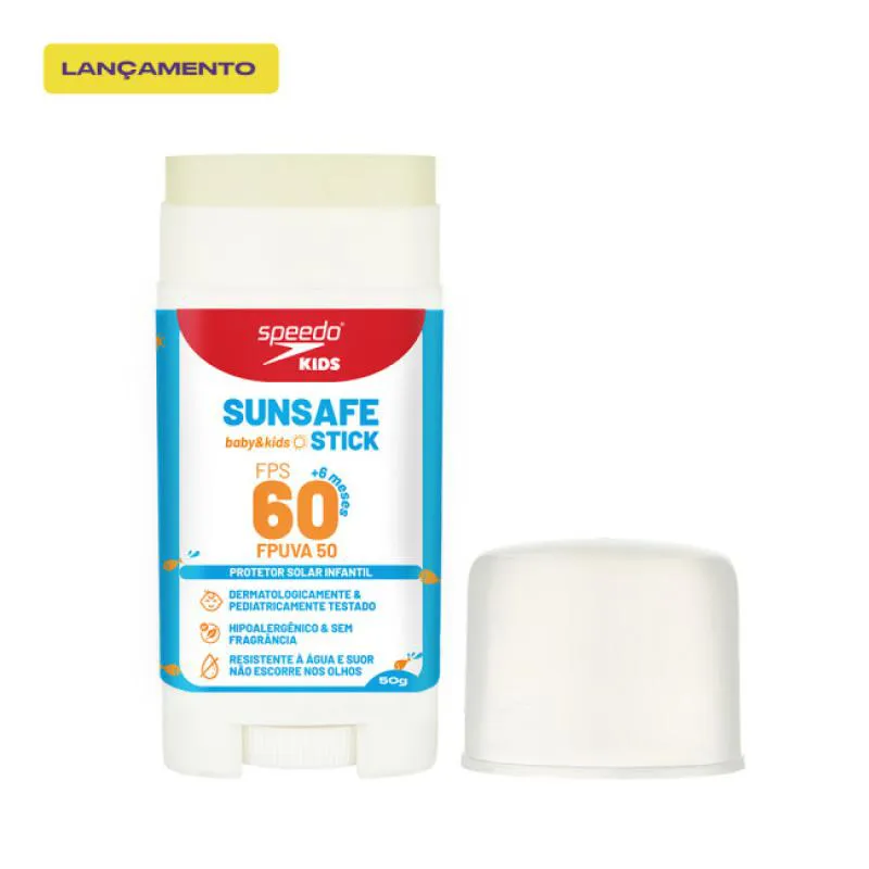 PROTETOR SOLAR SPEEDO INFANTIL SUNSAFE BABY & KIDS 50G PINK CHEEKS