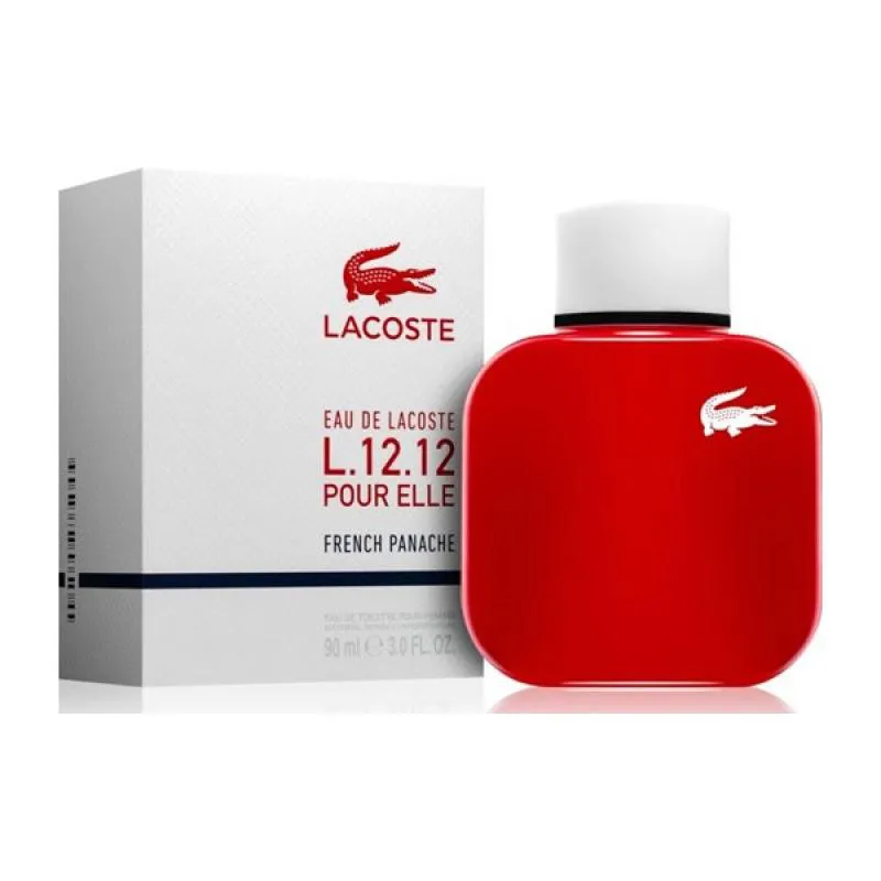 L.12.12 French Panache Lacoste Eau de Toilette 90ml - Perfume Feminino