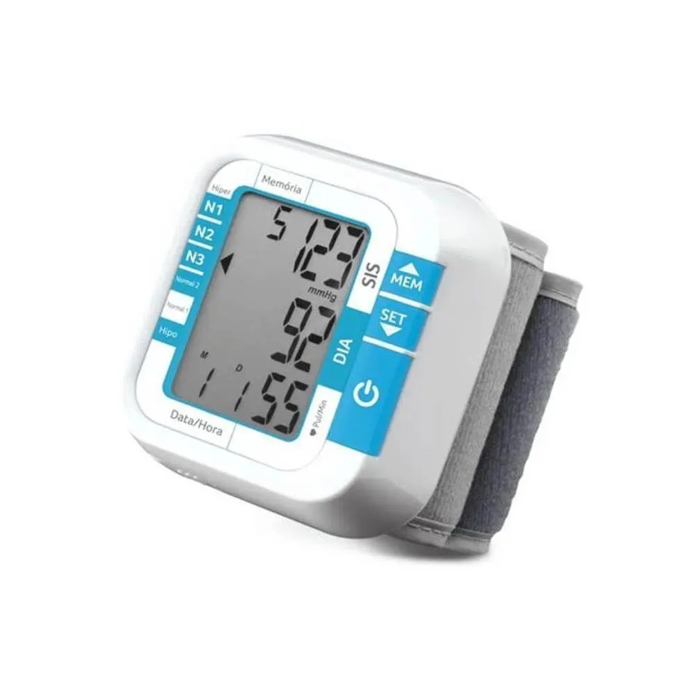 Aparelho de Medir Pressão Arterial Digital Pulso Multilaser Hc204 1 Unidade