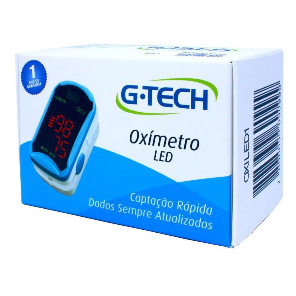 Oxímetro G-Tech Led Portátil 1 Unidade