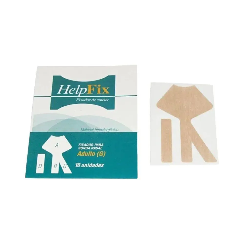 FIXADOR P/SONDA NASAL HELPFIX ADúLTO (G)PCT C/ 10 Unidades