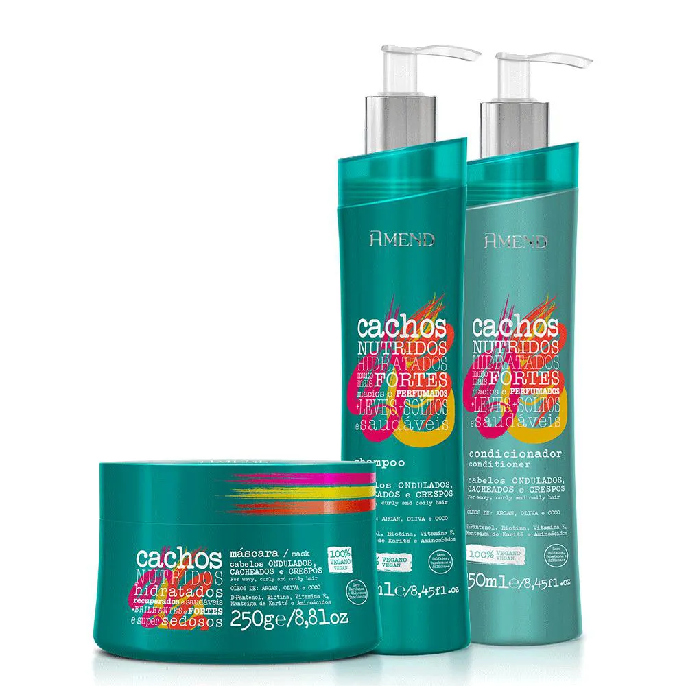 KIT AMEND CACHOS I | 3 PRODUTOS