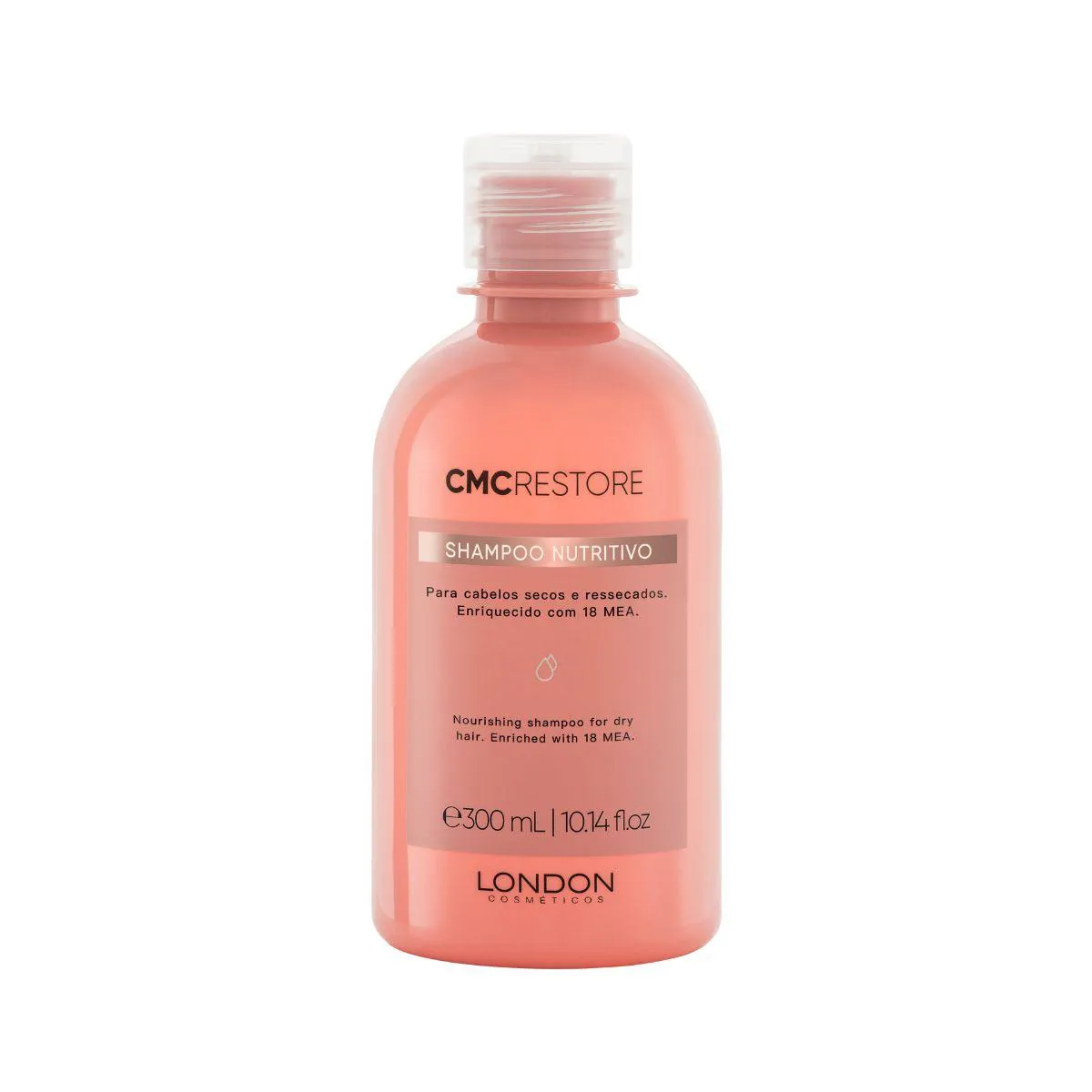 Shampoo London CMC Restore Nutrição Hidratação Profunda 300ml