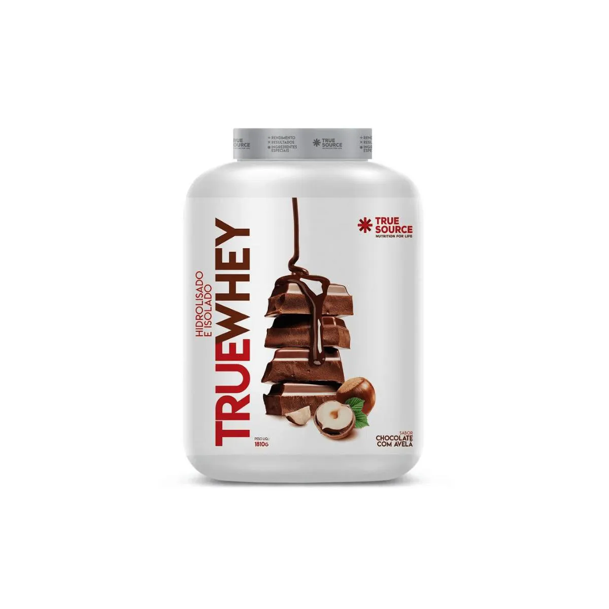 TRUEWHEY PROTEIN 100% ISOLADO E HIDROLISADO TRUESOURCE 1.8KG Vanilla Crème Brûllè