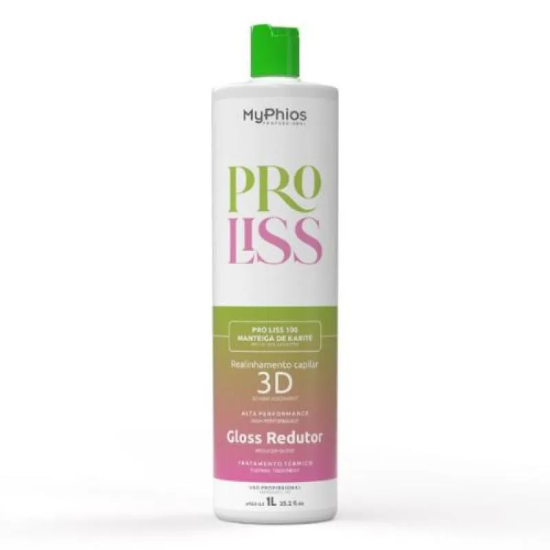 GLOSS REDUTOR DE VOLUME PASSO 2 SEM FORMOL 1L MYPHIOS