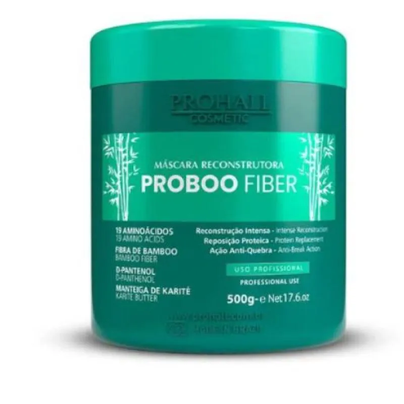 MáSCARA DE RECONSTRUçãO SOS PROBOO FIBER 500G
