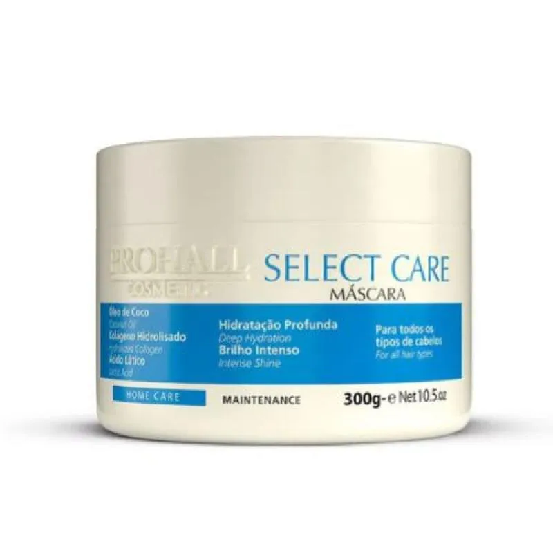 MáSCARA HIDRATANTE PóS QUíMICA SELECT CARE PROHALL 300G