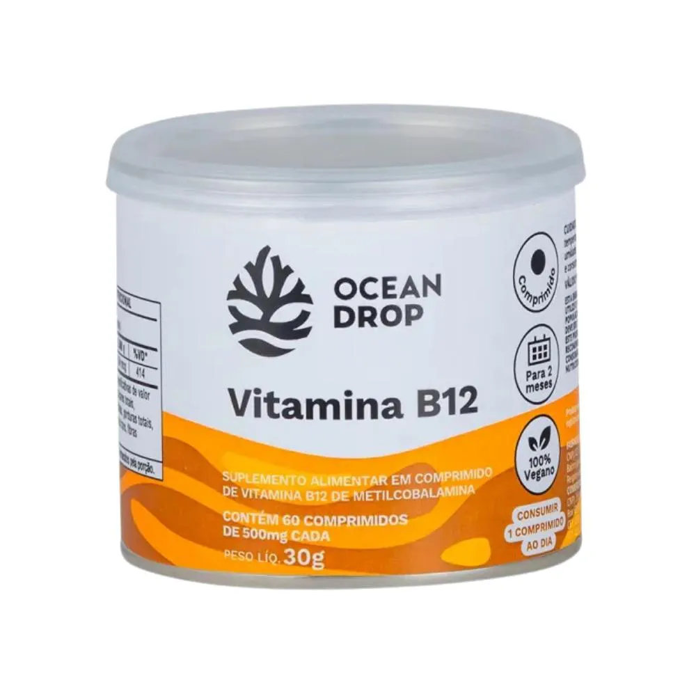 VITAMINA B12 OCEAN DROP DOSE CERTA METILCOBALAMINA VEGANO