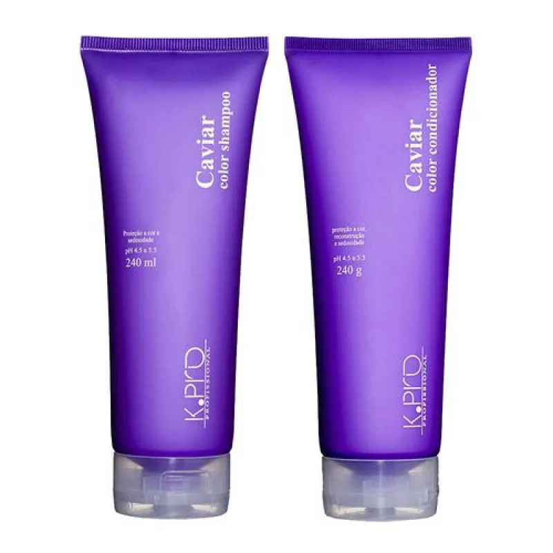 KIT SHAMPOO + CONDICIONADOR CAVIAR COLOR K.PRO