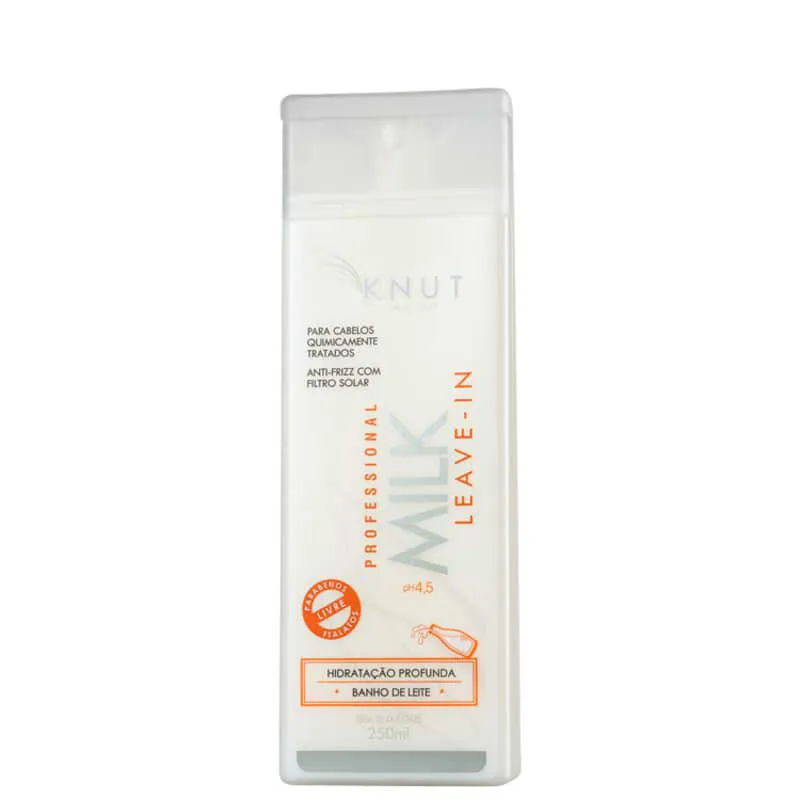 LEAVE-IN MILK HIDRATAçãO PROFUNDA KNUT 250ML