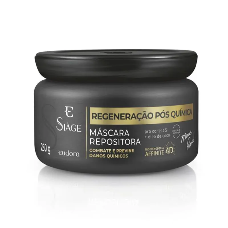EUDORA SIàGE REGENERAçãO PóS QUIMICA MáSCARA DE TRATAMENTO INTENSIVO 250G