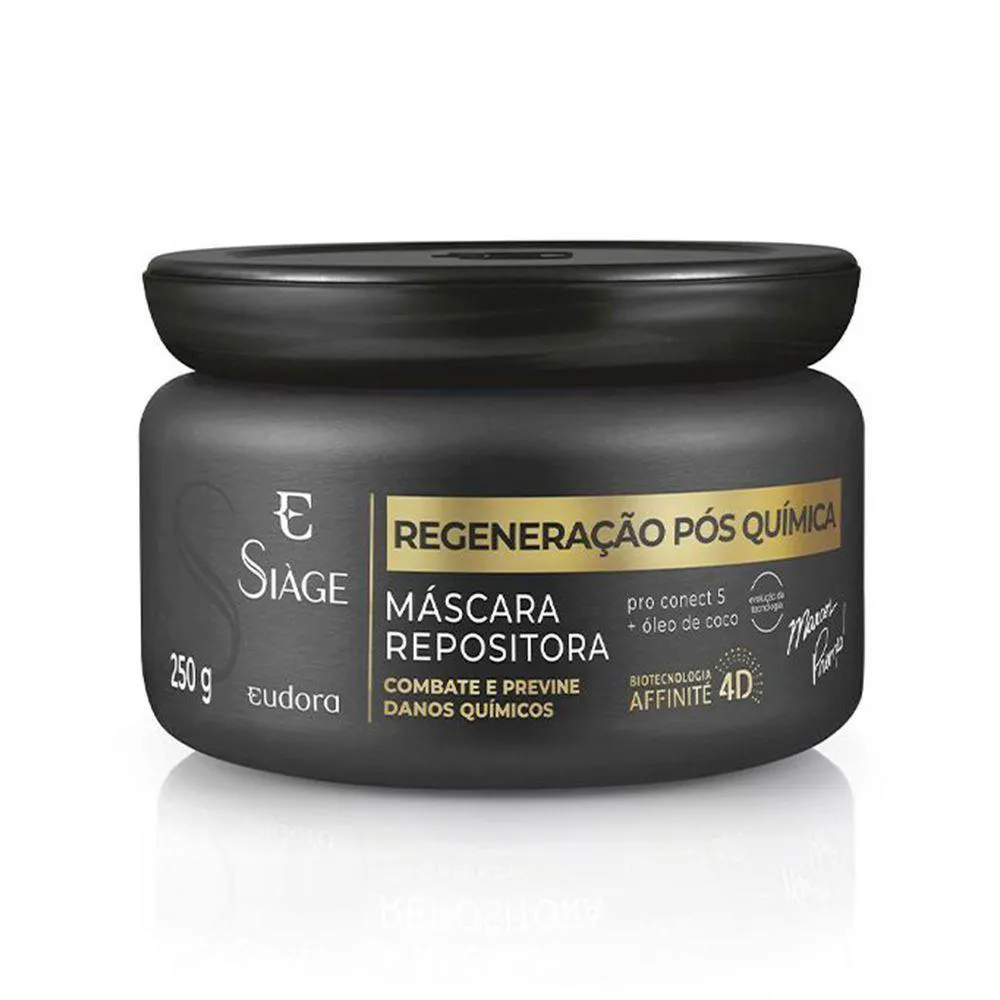 MáSCARA REGENERAçãO PóS QUíMICA 250G SIAGE EUDORA