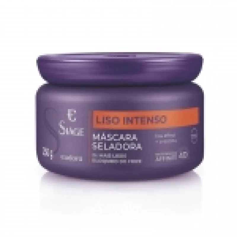 SIàGE LISO INTENSO MáSCARA CAPILAR SELADORA EUDORA 250G