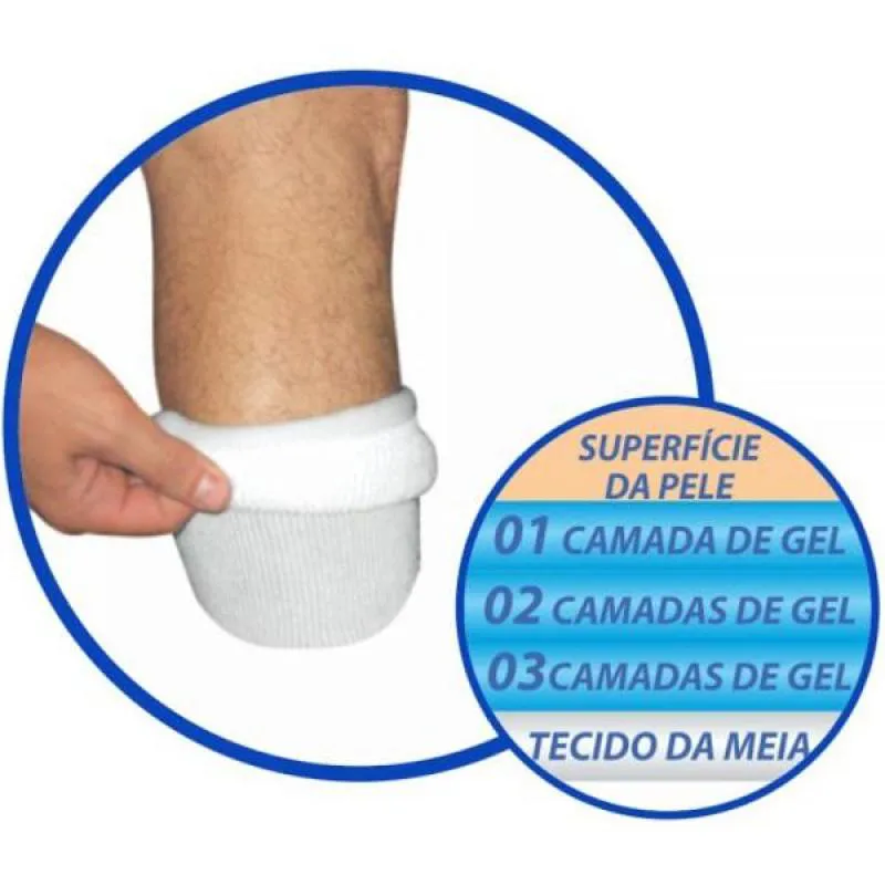 MEIA PARA COTO AMPUTACAO TRANSTIBIAL TRIPLO GEL ORTHO PAUHER P