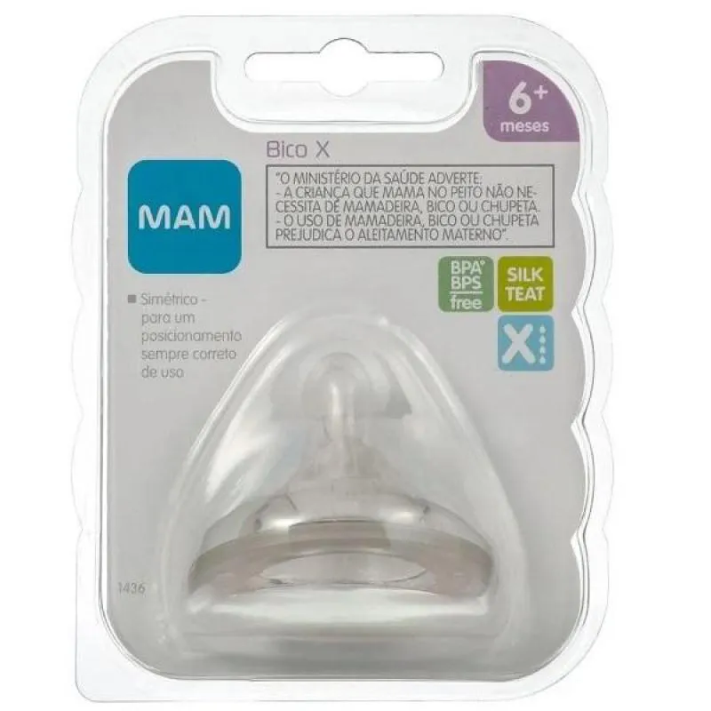 Bico de Mamadeira MAM X Fluxo Super Rápido