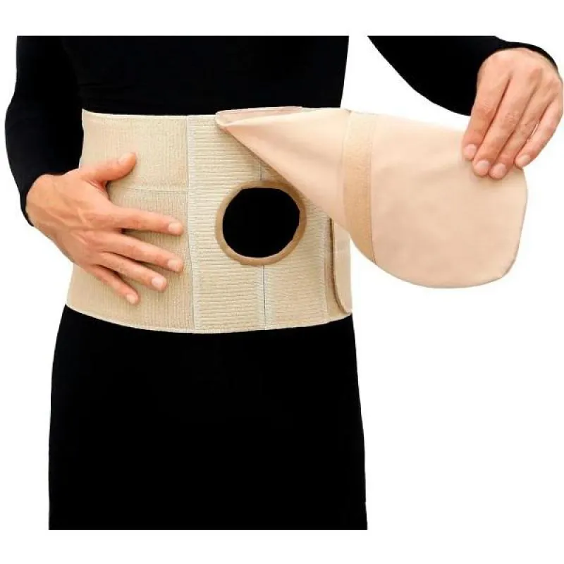 FAIXA CINTA PARA BOLSA DE COLOSTOMIA UNISSEX FORRADA FLAMBE G/gg Bege
