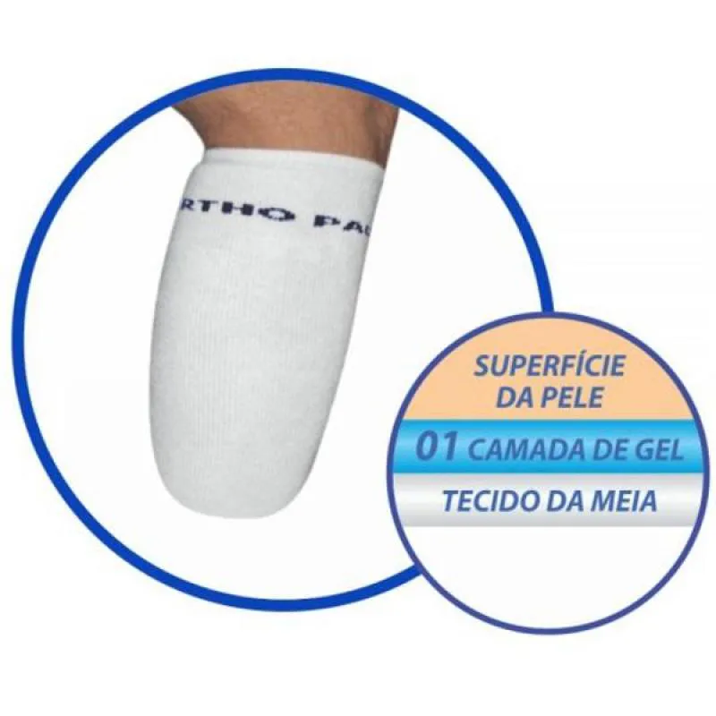 MEIA PARA COTO TRANSTIBIAL DUPLO GEL ORTHOPAUHER M