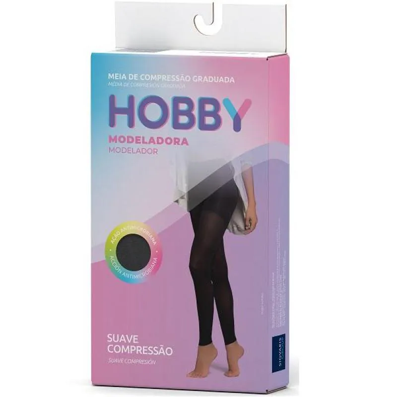 Calça Legging Modeladora Preta GG1 Hobby