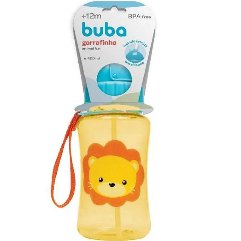 GARRAFINHA ANIMAL FUN SQUEEZE INFANTIL GARRAFA BUBA MACACO