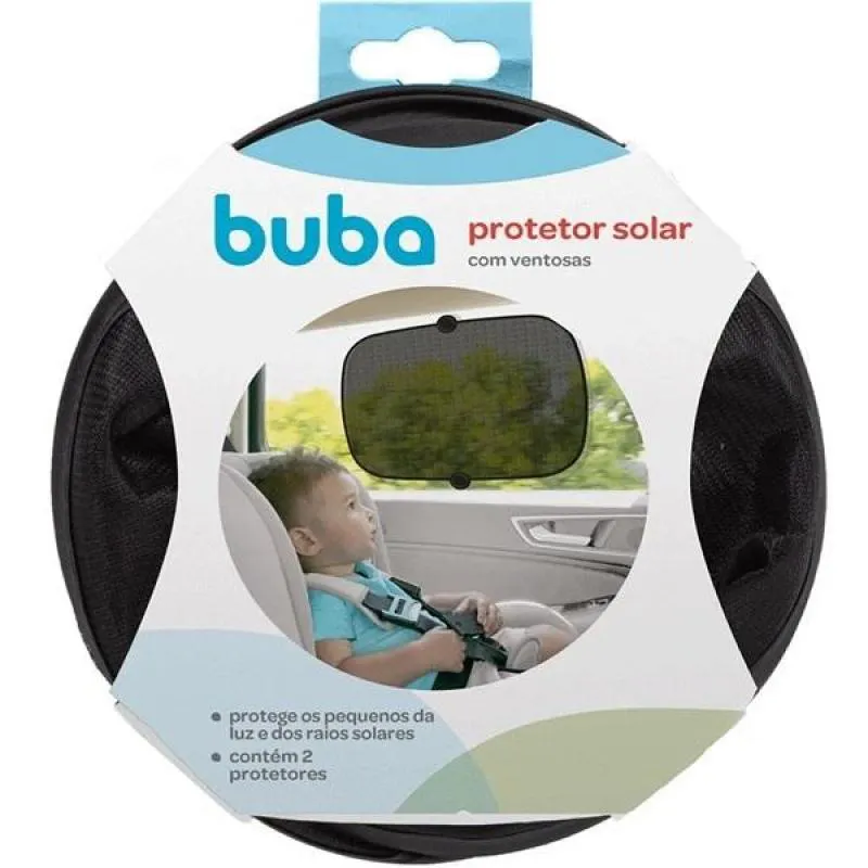 PROTETOR SOLAR PARA CARRO COM VENTOSAS 2 UNIDADES BUBA 10503