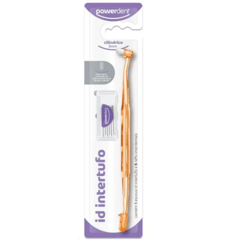 ESCOVA DE DENTES PARA APARELHO INTERTUFO 3MM Azul