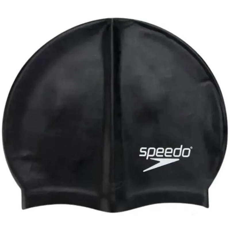 TOUCA DE NATAçãO LISA SPEEDO FLAT SWIN CAP TREINAMENTO Preto