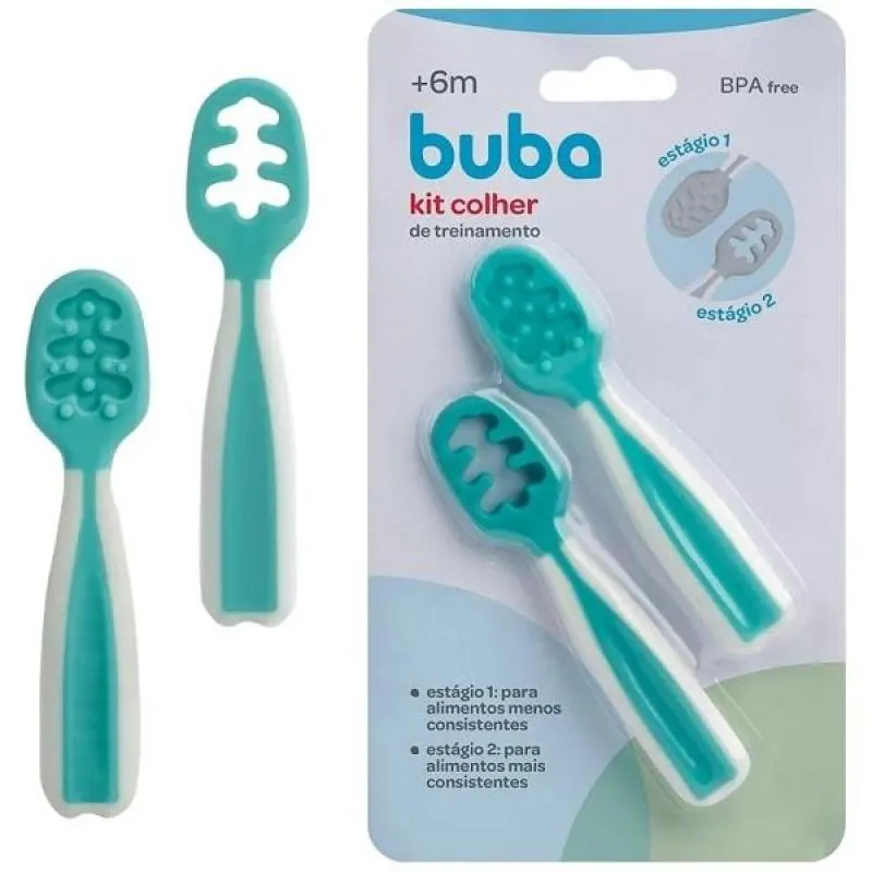 COLHER DE TREINAMENTO PARA BEBE INTRODUçãO ALIMENTAR PAPINHA BUBA ...