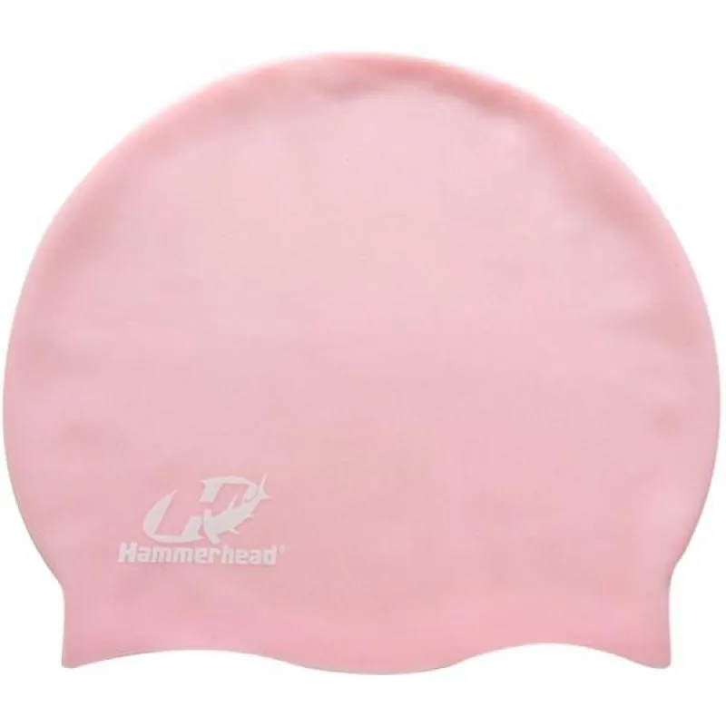 TOUCA DE NATAçAO COLORIDA SILICONE LISA HAMMERHEAD Verde Metalico