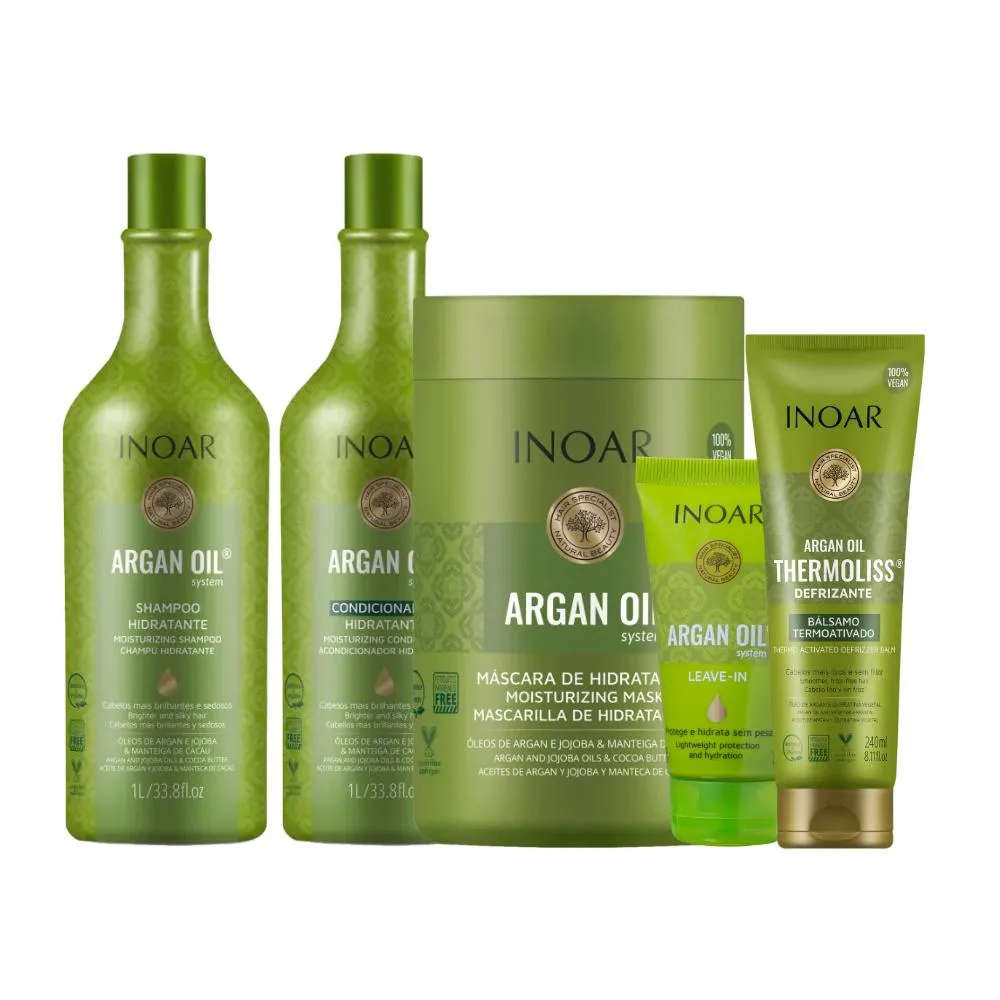 KIT CABELOS INOAR ARGAN OIL