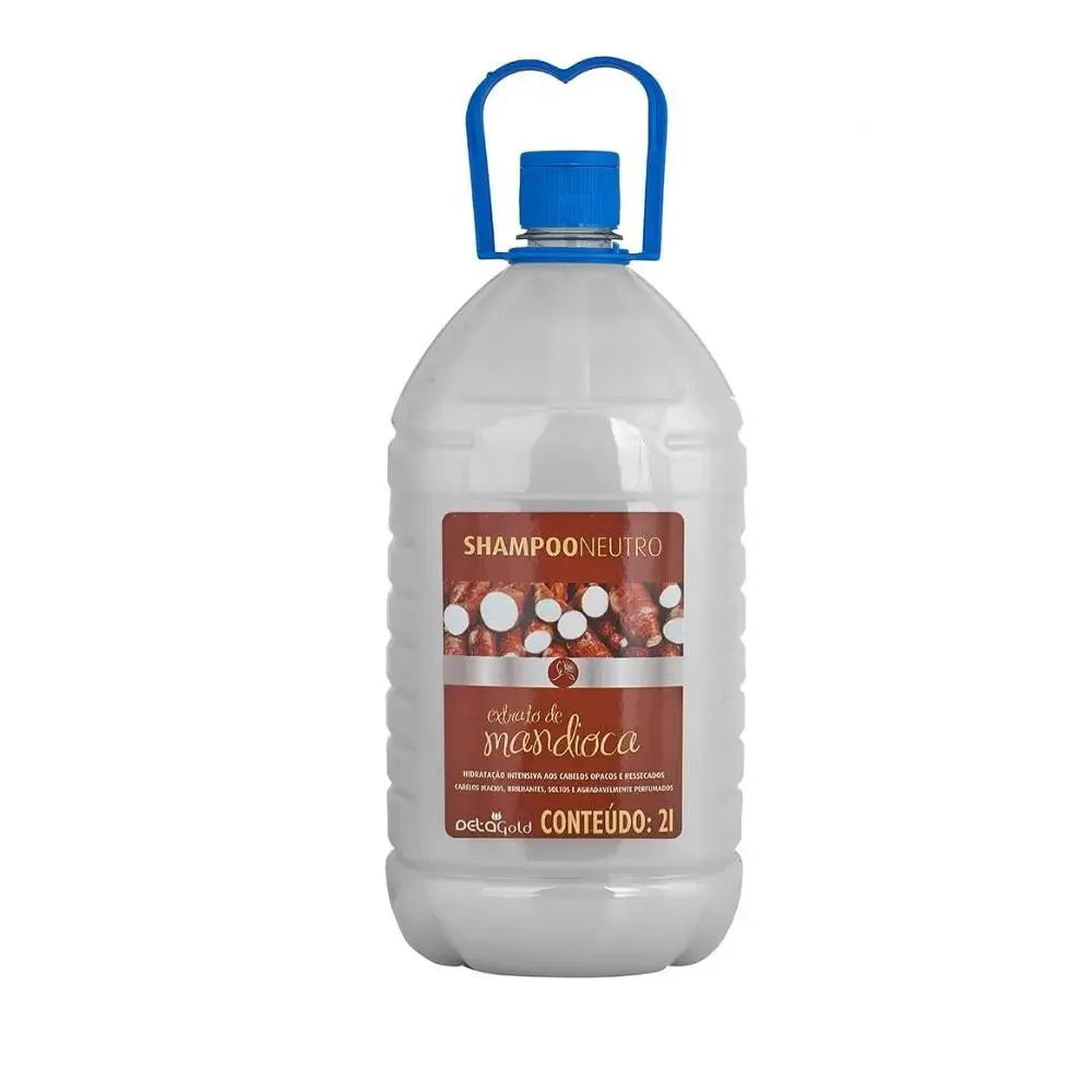 SHAMPOO DETA GOLD EXTRATO DE MANDIOCA 2L