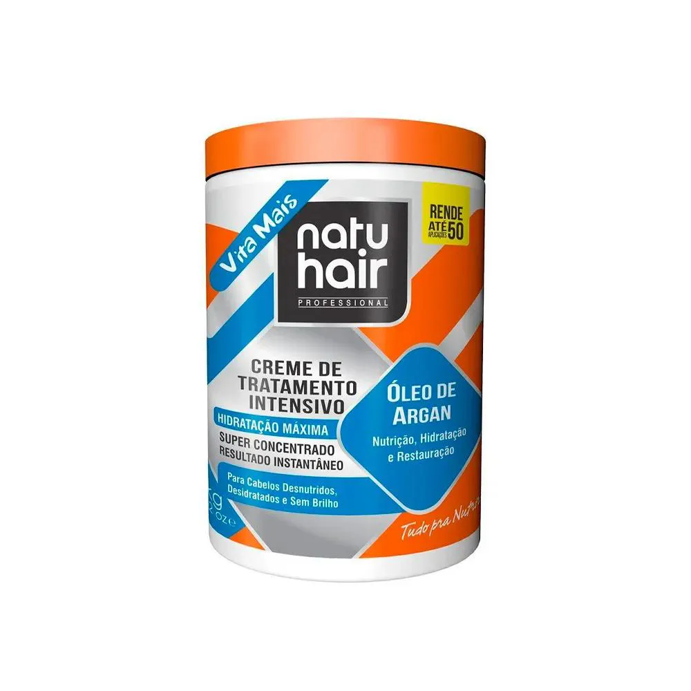 CREME DE TRATAMENTO NATU HAIR INTENSIVO ÓLEO DE ARGAN 1KG