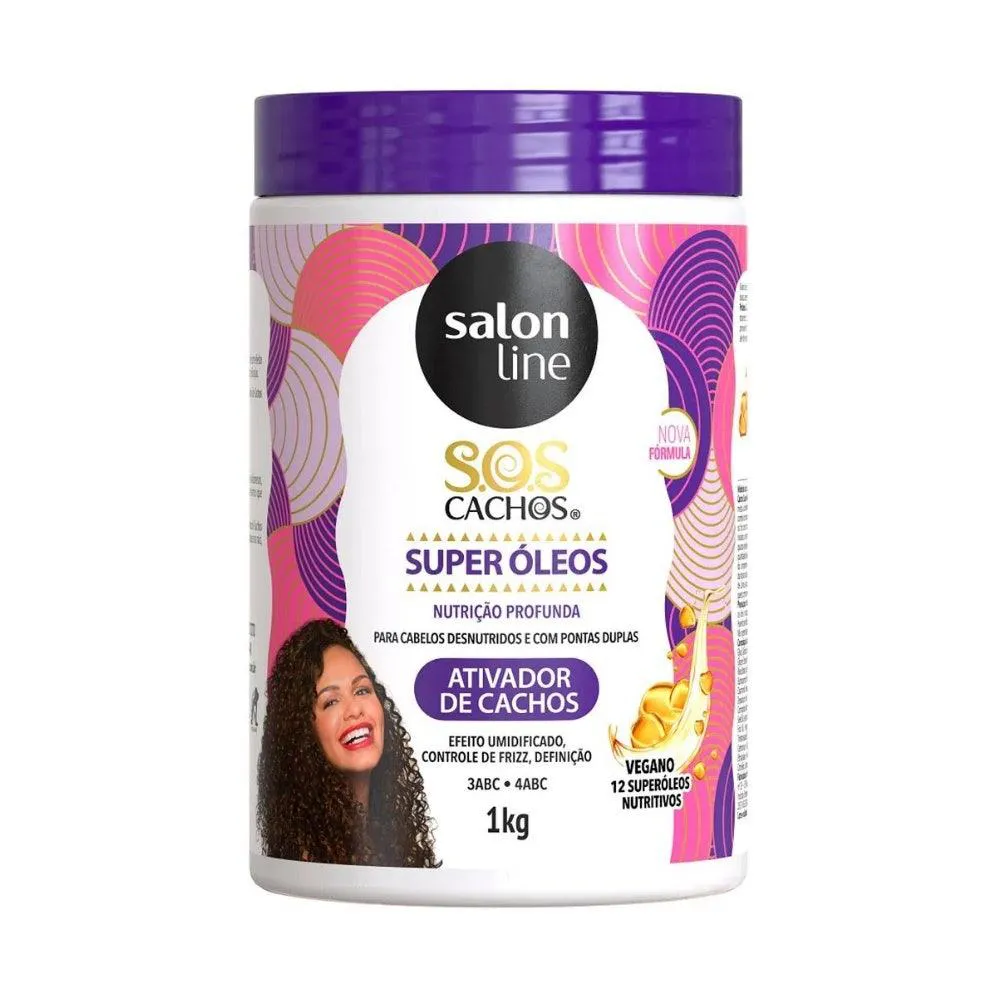 ATIVADOR DE CACHOS SALON LINE NUTRITIVO 1KG