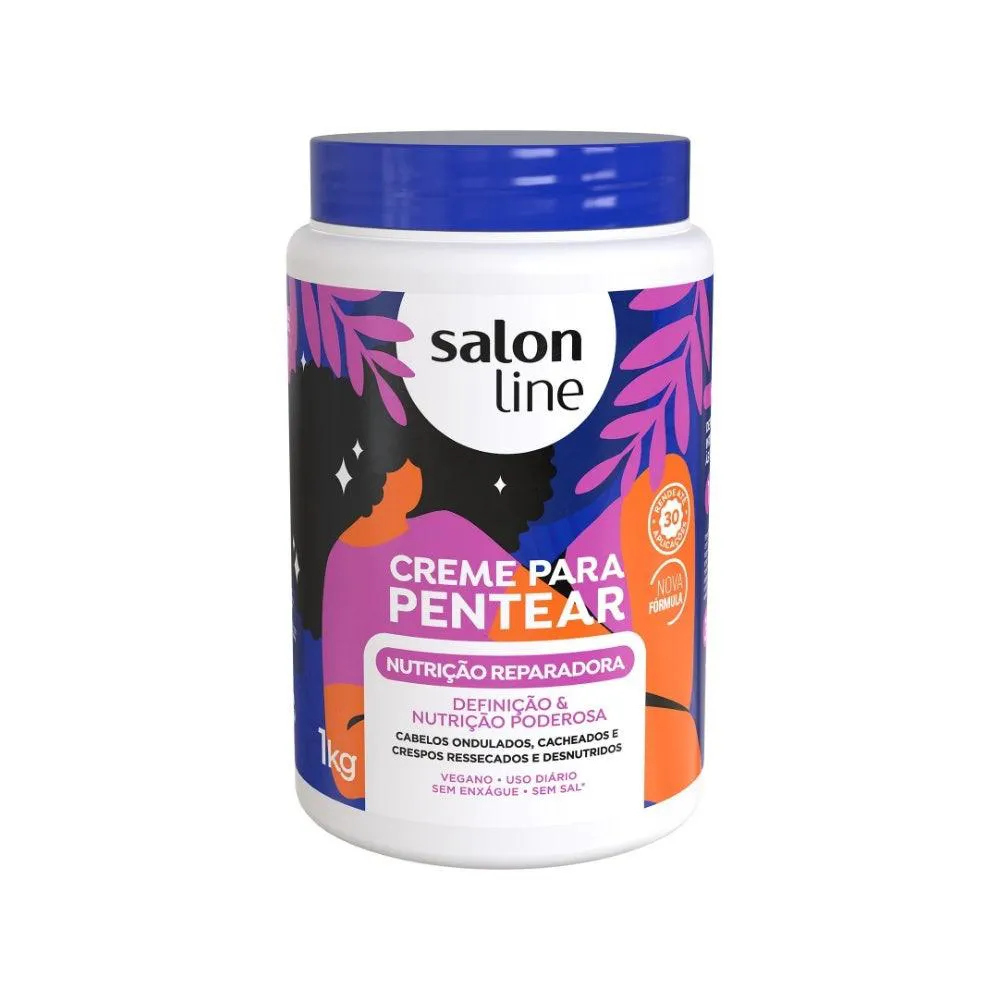 CREME PARA PENTEAR SALON LINE NUTRICAO REPARADORA 1KG