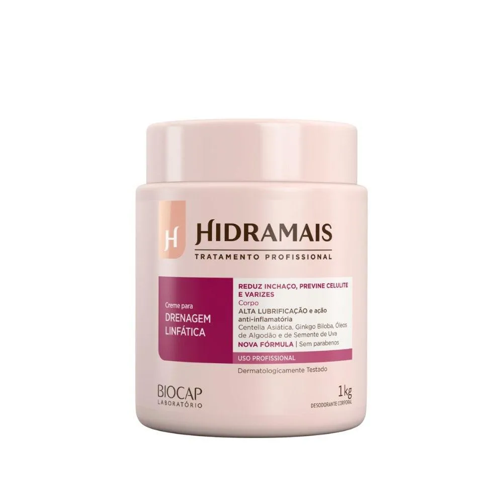 CREME PARA MASSAGEM HIDRAMAIS ALTA LUB DRENAGEM 1 KG