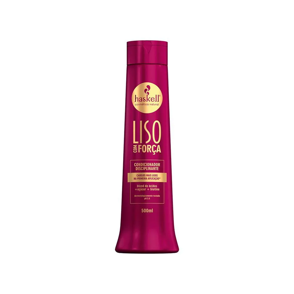 CONDICIONADOR HASKELL LISO COM FORçA 500ML