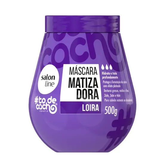 MAIONESE CAPILAR SALON LINE #TODECACHO MATIZADORA ROXO LIGHT 500G