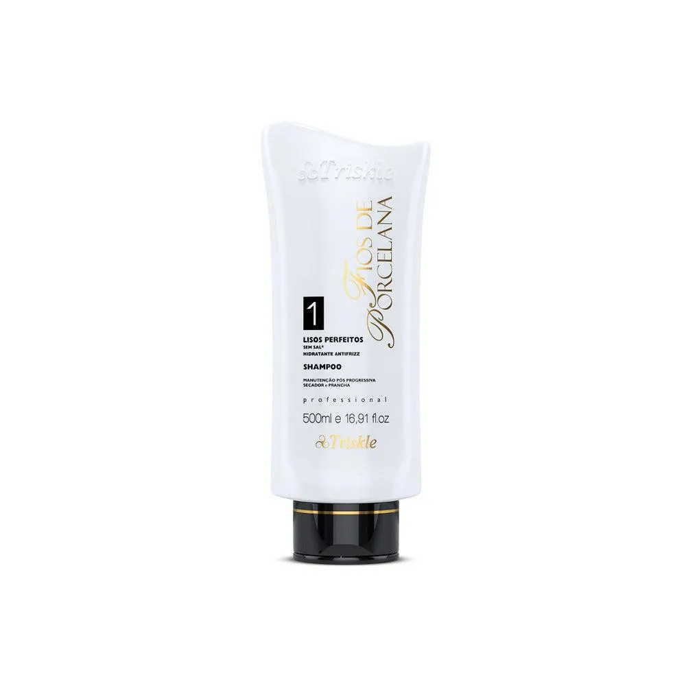 SHAMPOO TRISKLE FIOS DE PORCELANA LISOS PERFEITOS 500ML