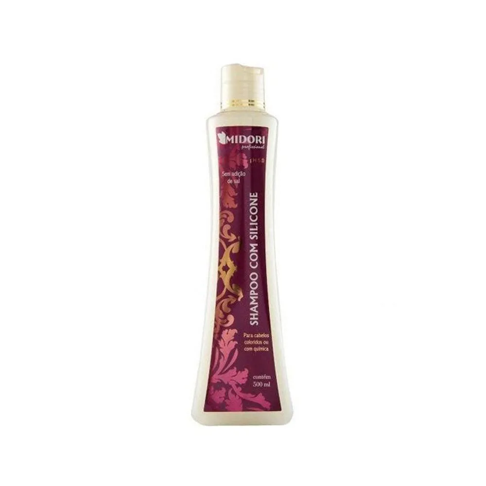 SHAMPOO MIDORI PROFISSIONAL COM SILICONE 500ML