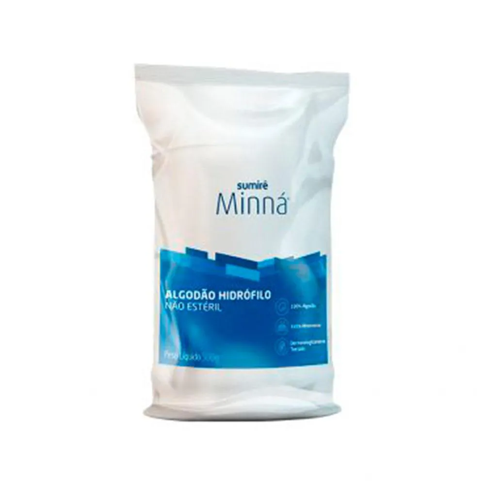 ALGODãO MINNá HIDRóFILO 500G