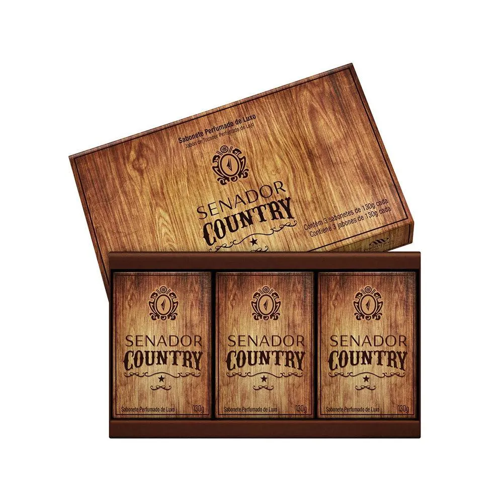 KIT SABONETE SENADOR COUNTRY C/3UN
