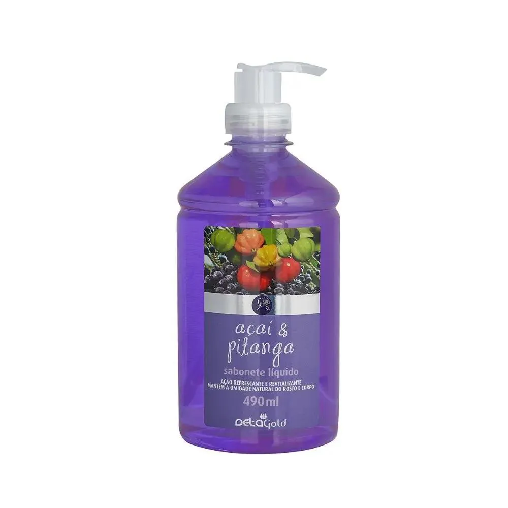SABONETE LíQUIDO DETA GOLD AçAI E PITANGA 490ML