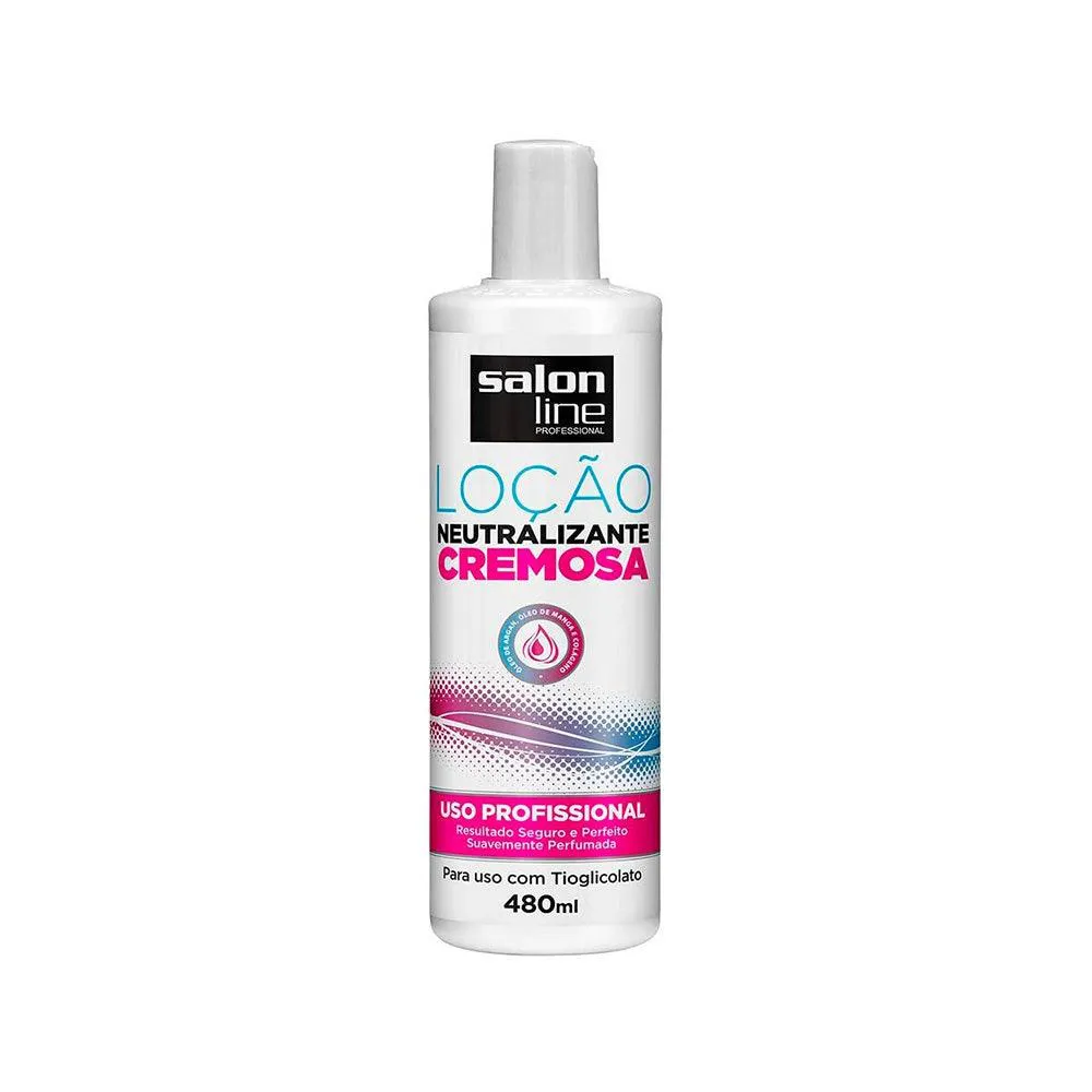 LOçãO NEUTRALIZANTE CREMOSA SALON LINE 480ML