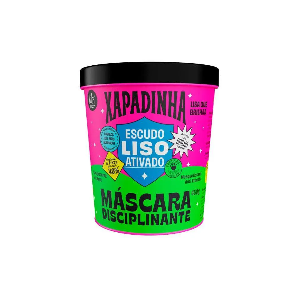 MáSCARA CAPILAR LOLA XAPADINHA DISCIPLINANTE 450GR