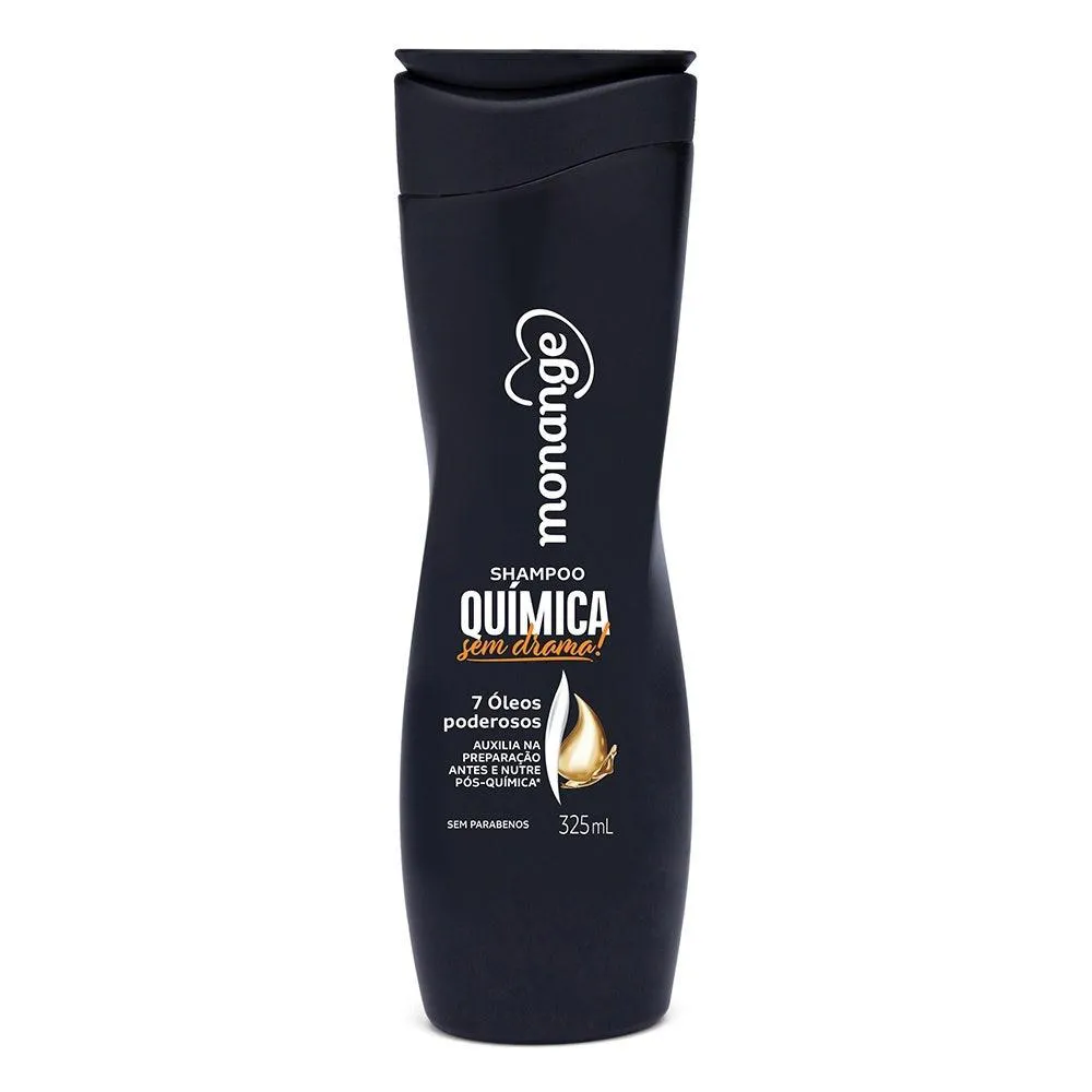 SHAMPOO MONANGE QUIMICA SEM DRAMA 325ML