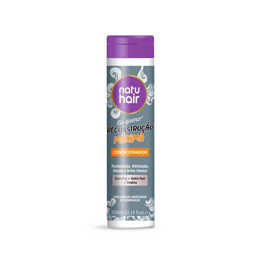CONDICIONADOR NATUHAIR RECONSTRUçãO MáXIMA 300ML