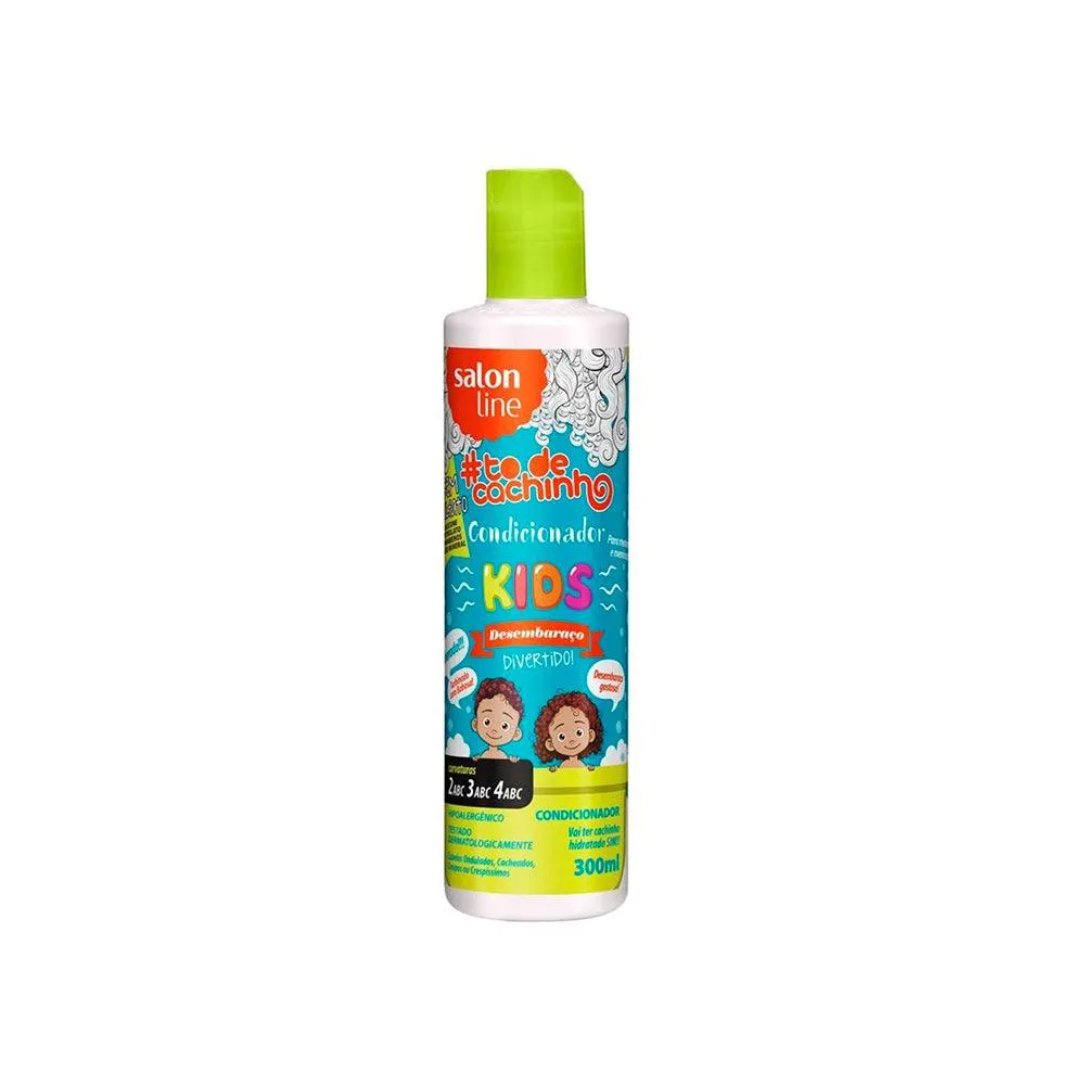 CONDICIONADOR INFANIL SALON LINE TODECACHO SOS KIDS LIBERADO 300ML