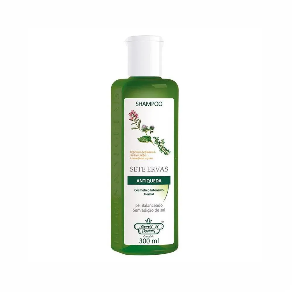SHAMPOO FLORES E VEGETAIS ANTIQUEDA SETE ERVAS 300ML