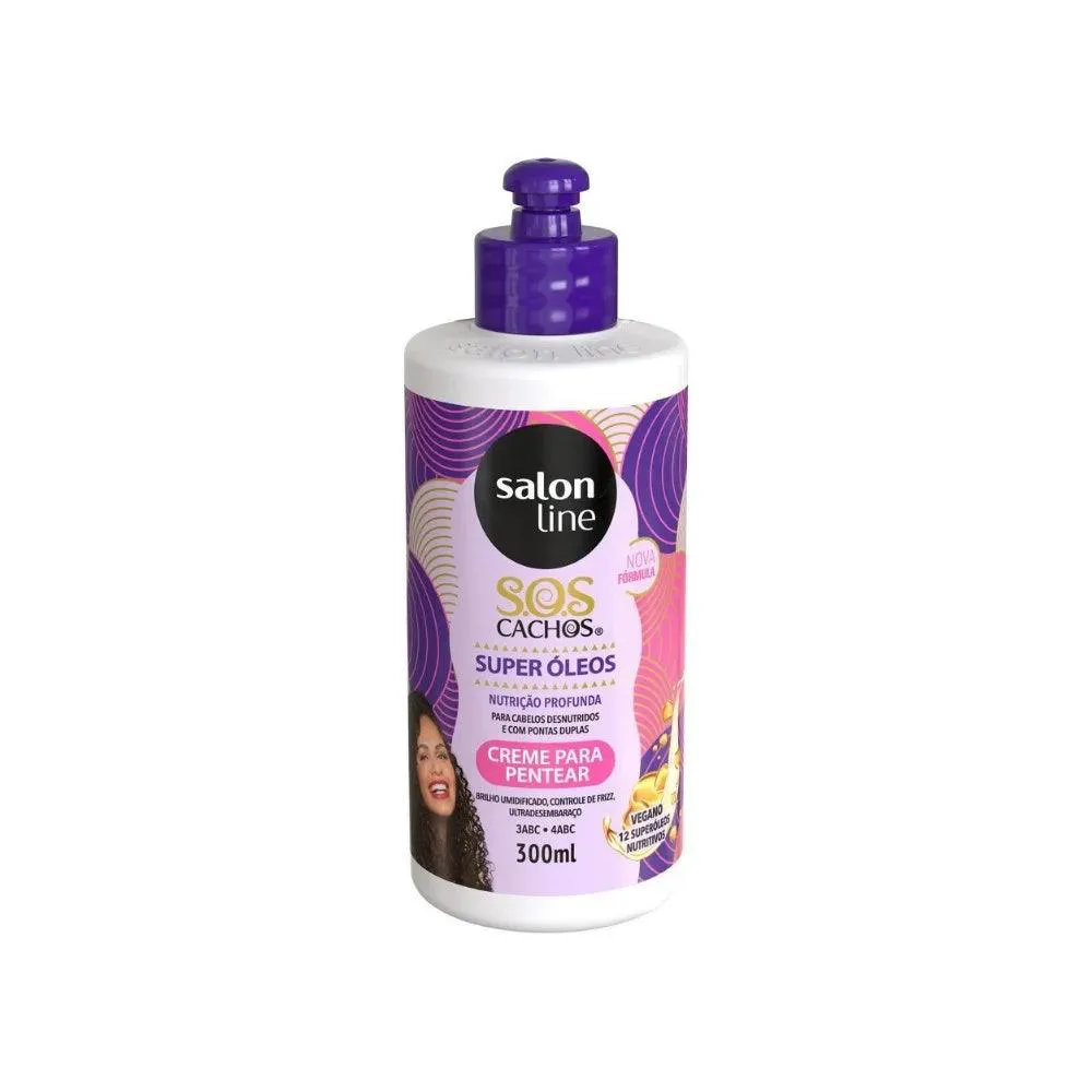 CREME PARA PENTEAR SALON LINE SUPER ÓLEO NUTRITIVO SOS 300ML